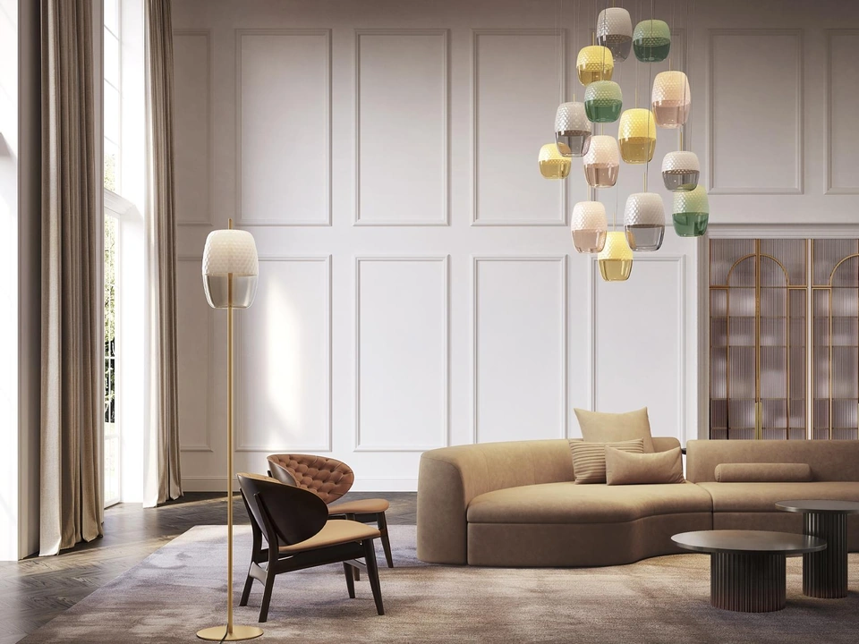 Adamas pendant lamp by Panzeri