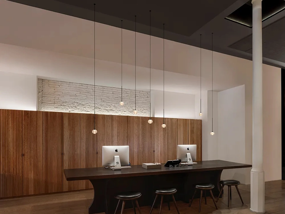 Algorithm free pendant lamp by Vibia