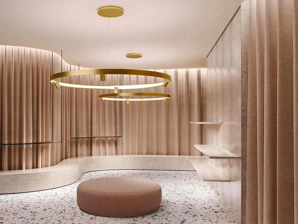 Arena Suspension Lamp by Panzeri
