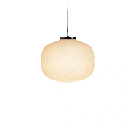 Baso pendant lamp in recycled polyethylene by Miniforms