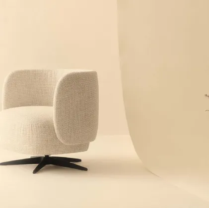 Miki fabric armchair by Lema