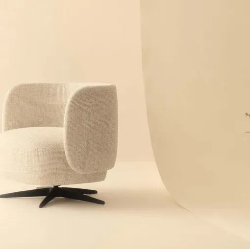 Miki fabric armchair by Lema