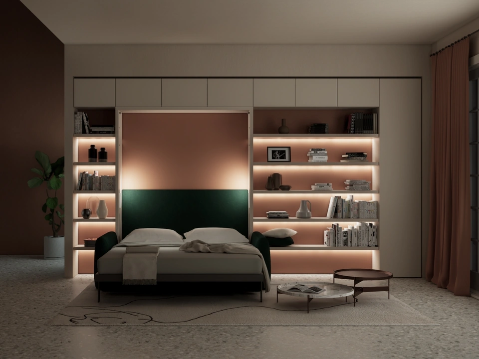 Minerva 03 Wall Bed by Clei
