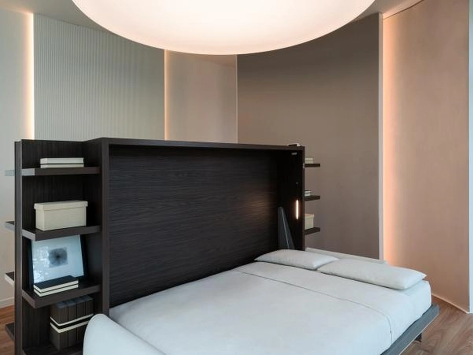 Minerva Horizontal 02 Wall Bed by Clei