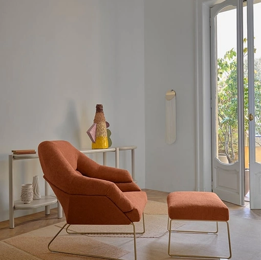 New York Line Armchair - Bergère by Saba