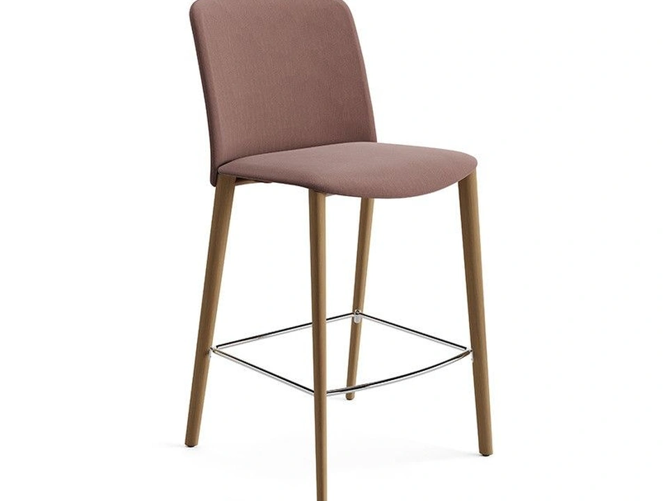 Mixu 02 upholstered fabric stool by Arper