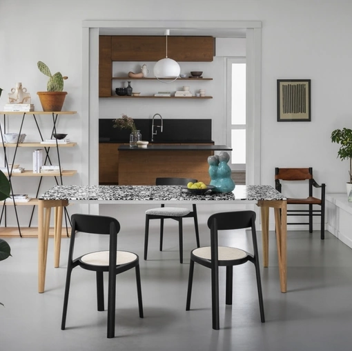 Decapo marble table by Miniforms