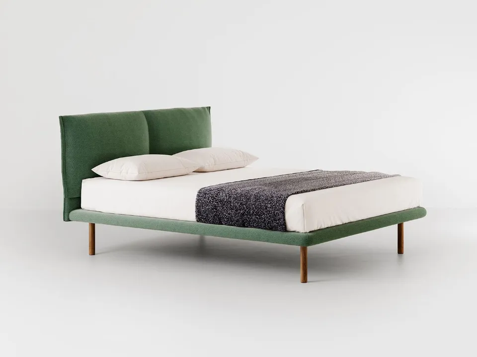Eden double bed by Bolzan Letti