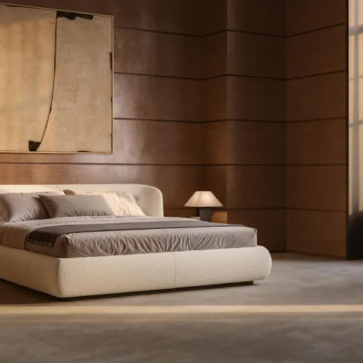 Upholstered Nobu chair by L
