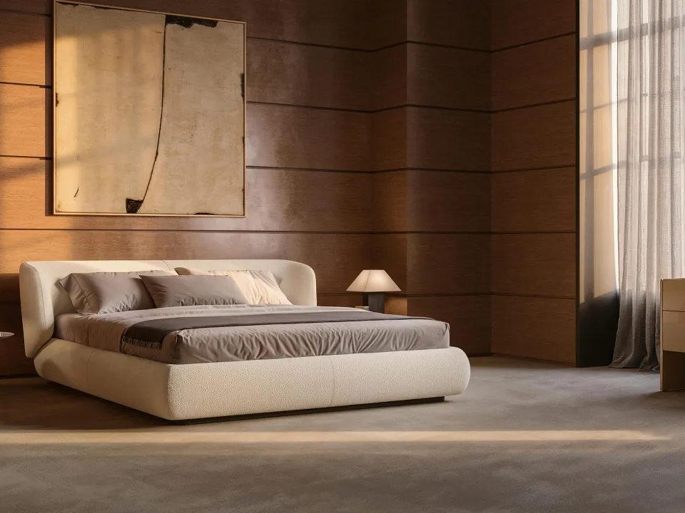 Upholstered Nobu chair by L