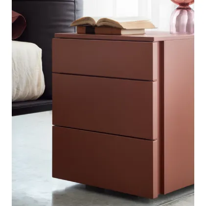 Nightstand with 3 drawers Florens by Lema