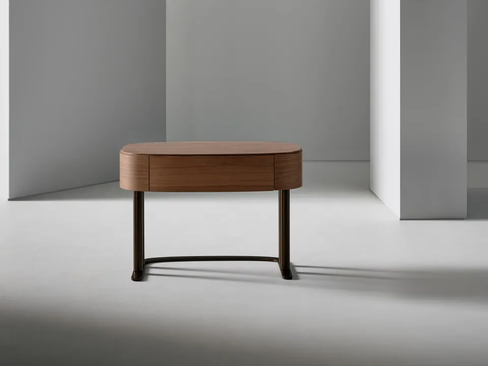 Isabey wooden bedside table by Bonaldo