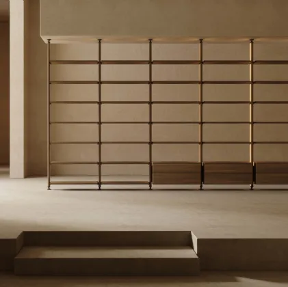 Dividing bookcase L25 by Lema