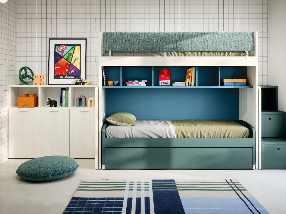 Bedroom with bunk beds Slot by Nidi
