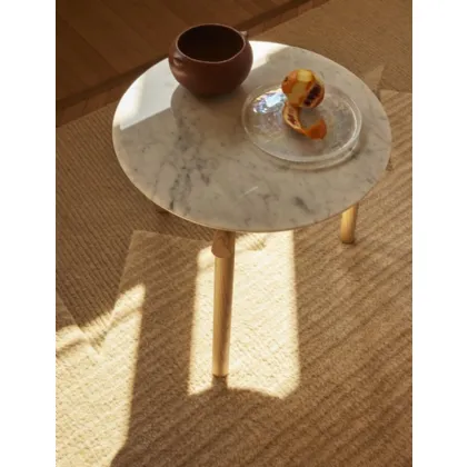 Marble coffee table by Bolzan Letti.