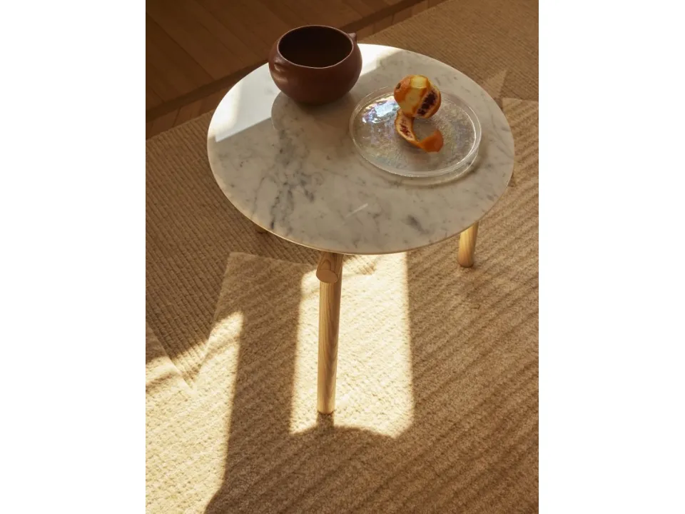 Marble coffee table by Bolzan Letti.