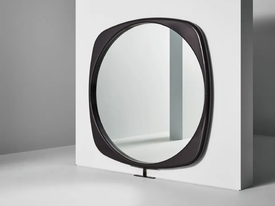 Mirror with a urethane frame, Mistral by Bonaldo