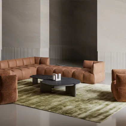 Wooden Flatiron coffee table by Bonaldo