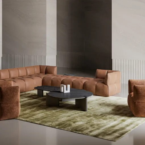 Wooden Flatiron coffee table by Bonaldo