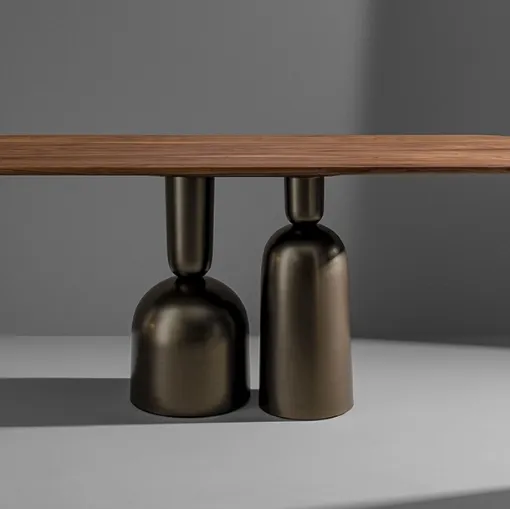 Mobile entrance Cop Console in Bonaldo wood