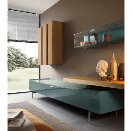 LT40 Aneto equipped wall system by Lema