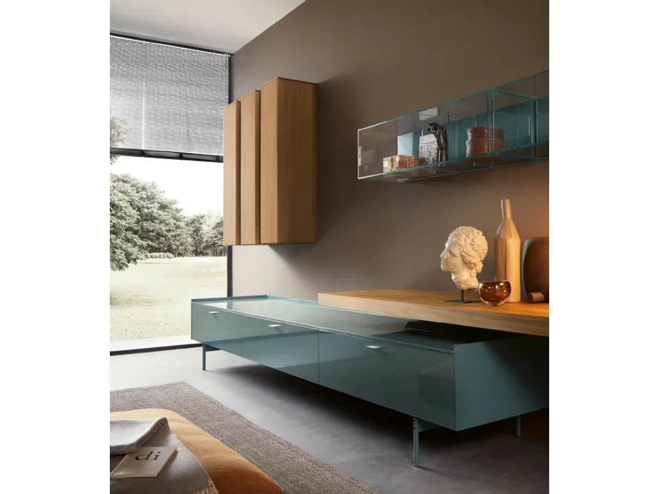 LT40 Aneto equipped wall system by Lema