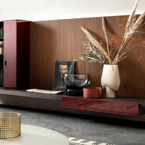 Equipped Wall System LT40 Granata by Lema
