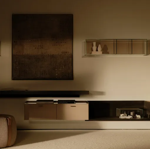 Equipped Wall LT40 System by Lema Sand