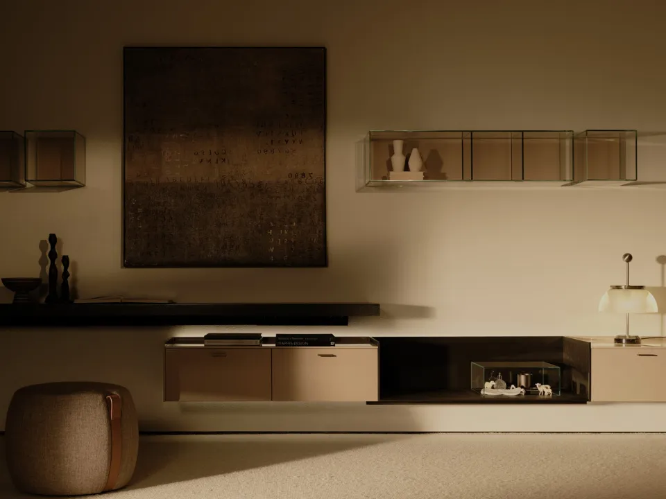 Equipped Wall LT40 System by Lema Sand
