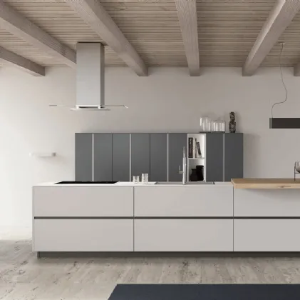 Modern kitchen M2 Gray Ephesus Line by Meson's Cucine