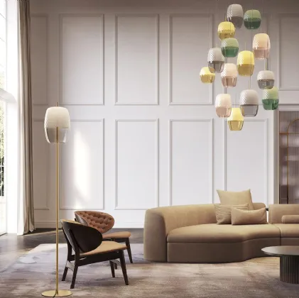 Adamas pendant lamp by Panzeri