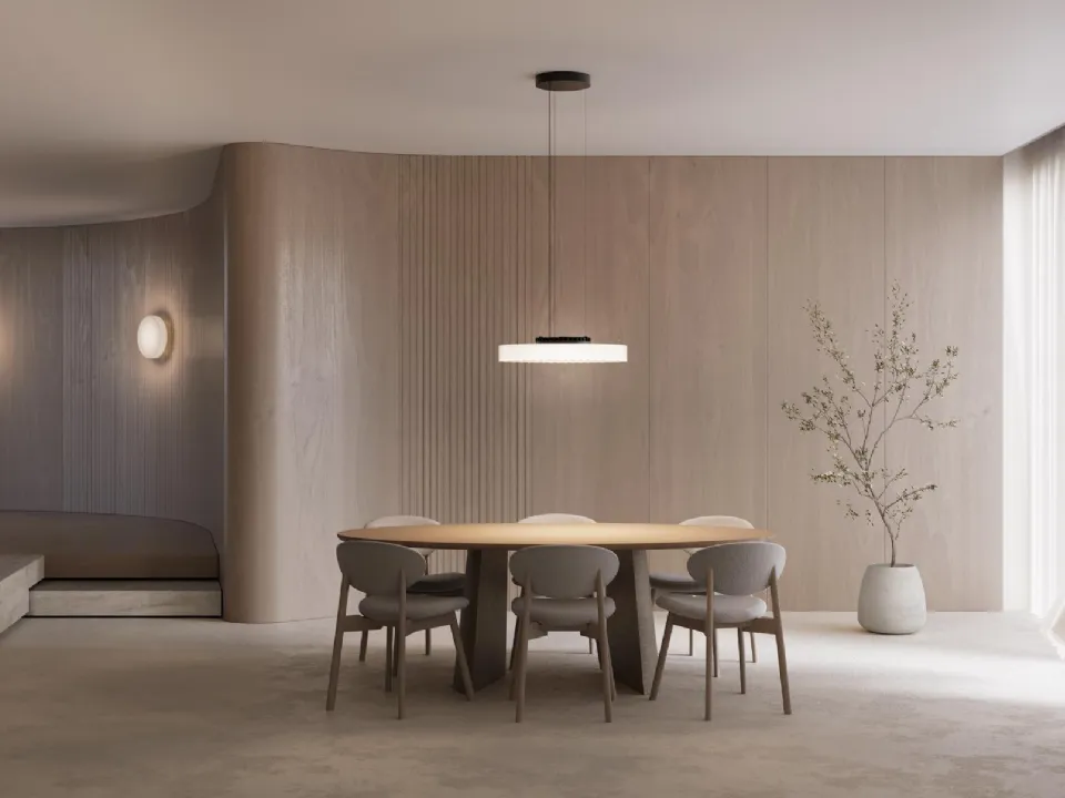 Côte pendant lamp by Panzeri