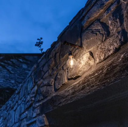 Lamp with steel nail Hazard by Davide Groppi