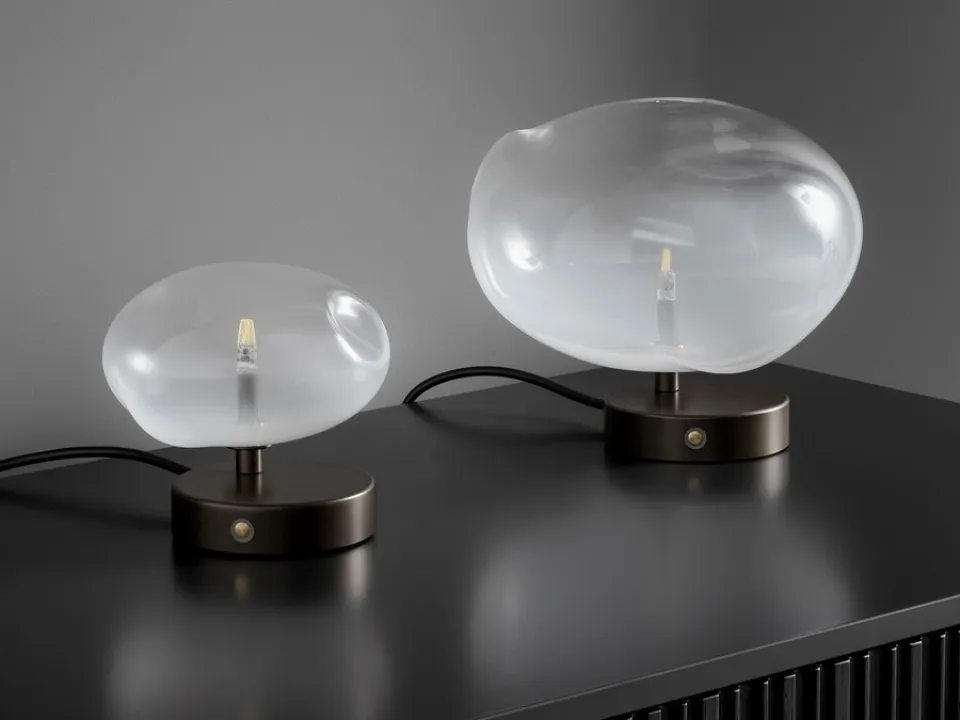 Glass table lamp Pepita by Bonaldo