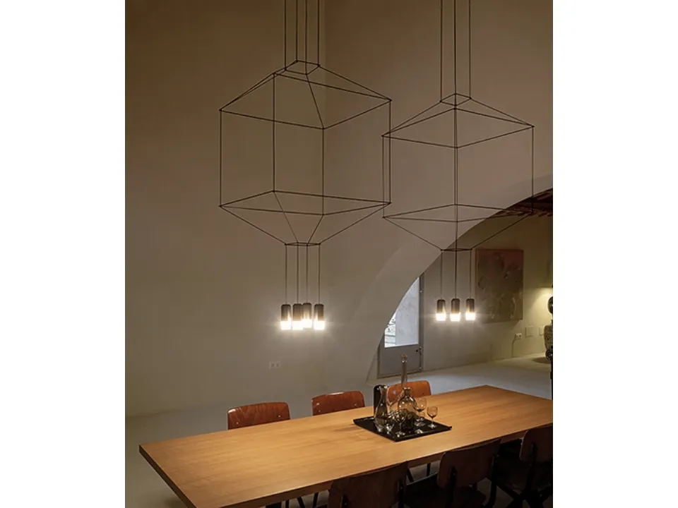 Wireflow suspension lamp by Vibia