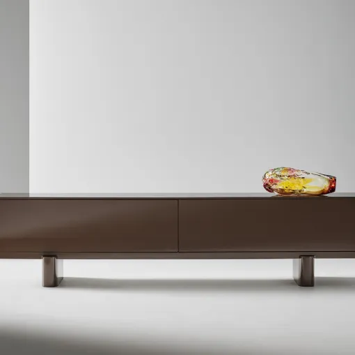 Bonaldo Madia Blocco Sideboard in lacquered wood.