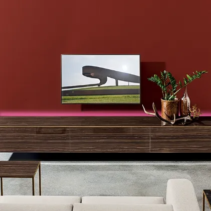 Wall-mounted wooden sideboard Magda by Sovet.