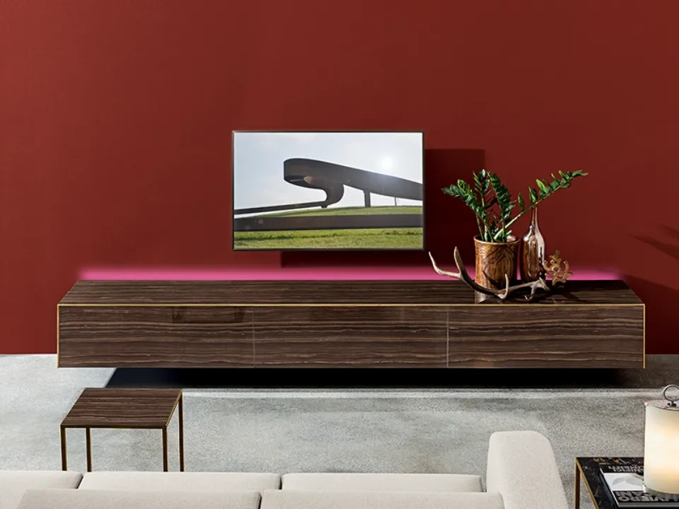 Wall-mounted wooden sideboard Magda by Sovet.