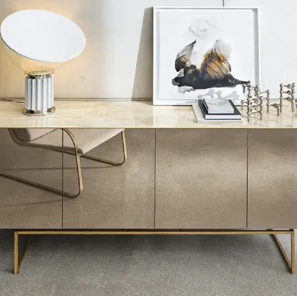 Glass mirrored sideboard Magda by Sovet.