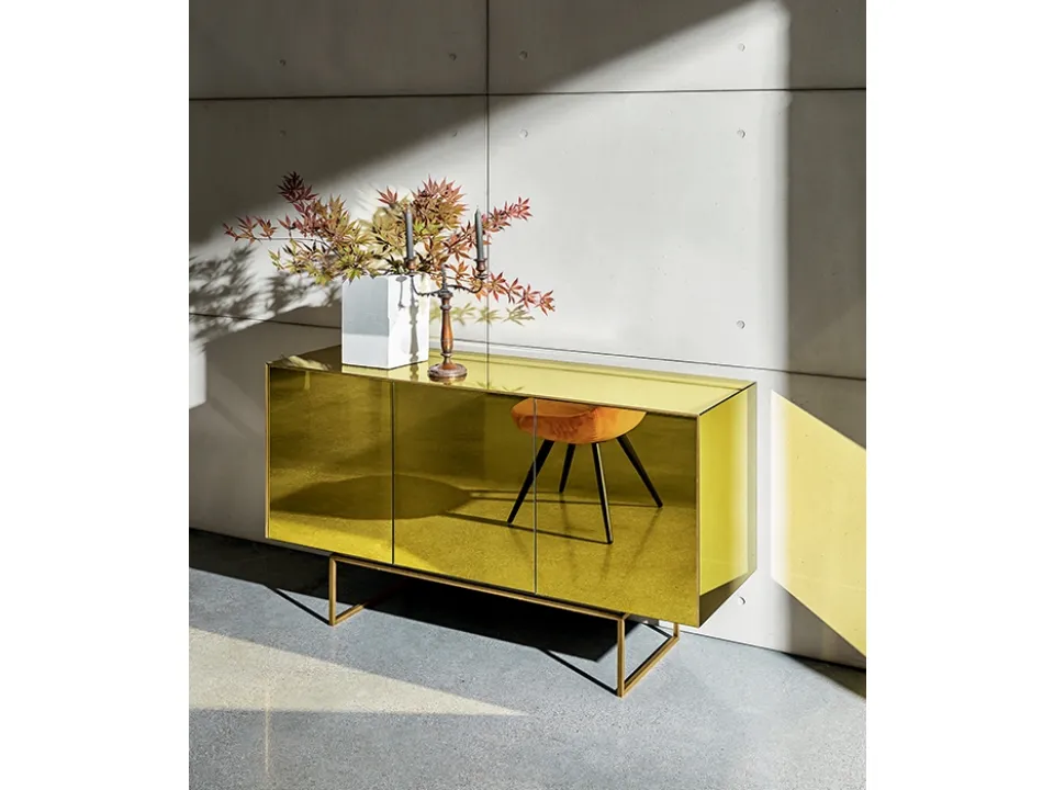 Glass mirror sideboard Magda by Sovet