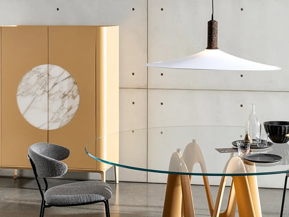 Slim Moon sideboard in lacquered MDF by Sovet