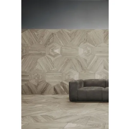 Parquet tiles mosaic by Giacobazzi.