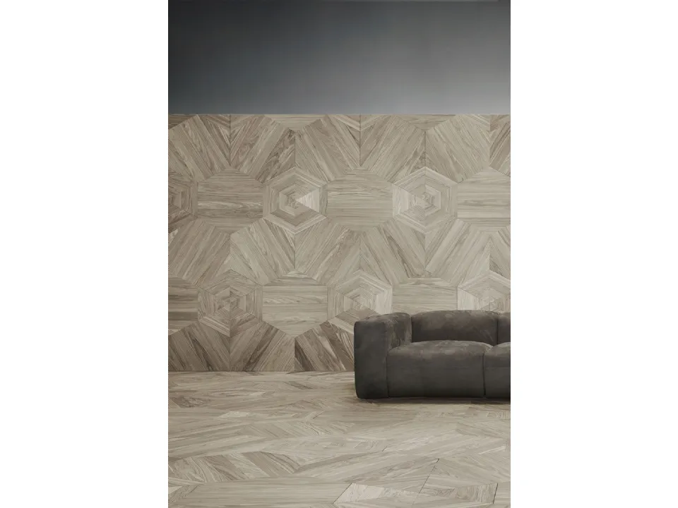 Parquet tiles mosaic by Giacobazzi.