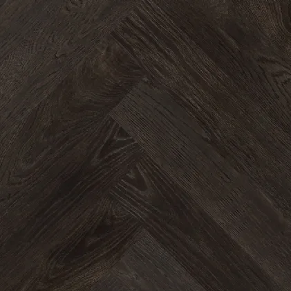 Parquet Floor with Assiti Spine Coffee in oak essence by Giacobazzi.