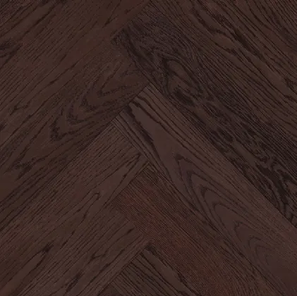 Parquet floor with Mahogany Assiti Spine in oak essence by Giacobazzi.