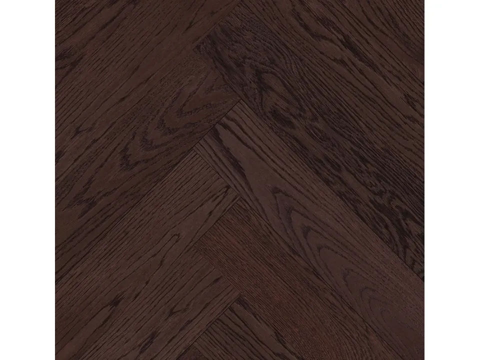 Parquet floor with Mahogany Assiti Spine in oak essence by Giacobazzi.