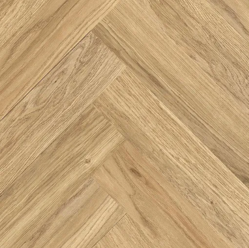 Parquet floor with natural oak spine in Giacobazzi essence.