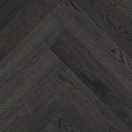 Parquet Floor with Assiti Spine Piombo in oak essence by Giacobazzi.