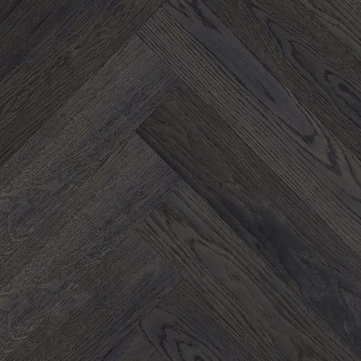Parquet Floor with Assiti Spine Piombo in oak essence by Giacobazzi.
