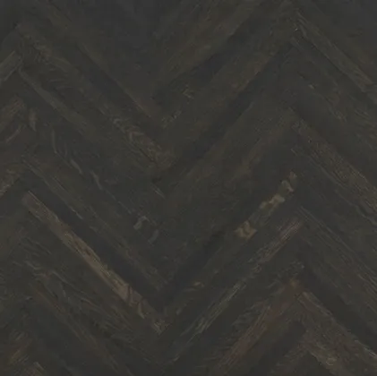 Parquet Floor Tailor Made Microspina Black in oak essence by Giacobazzi.